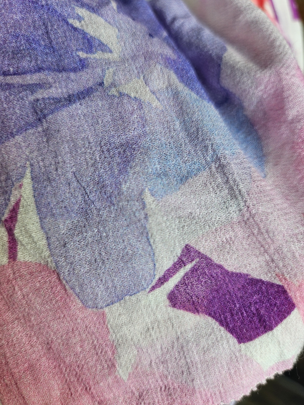 Australian Brand- Kivari Pink & Purple Floral Off-Shoulder Maxi Dress - Picture 5 of 5